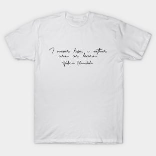 I never lose, i either win or learn - Mandela Quotes T-Shirt